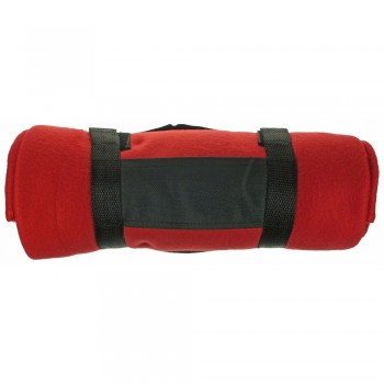Fleece picnic blanket with nylon handle (unfolded: 160 x 125 cm) AIV6327-05