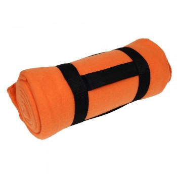 Fleece picnic blanket with nylon handle (unfolded: 160 x 125 cm) AIV6327-07