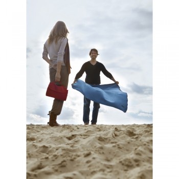 Fleece picnic blanket with nylon handle (unfolded: 160 x 125 cm) AIV6327-11