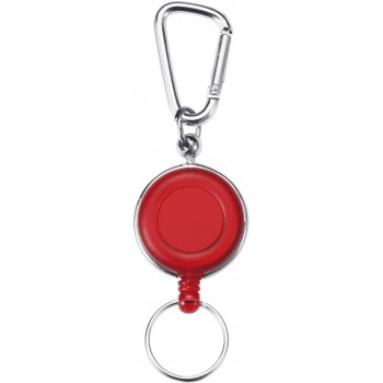 Ski pass with retractable cord approx. 60 cm, carabiner AIV6403-05