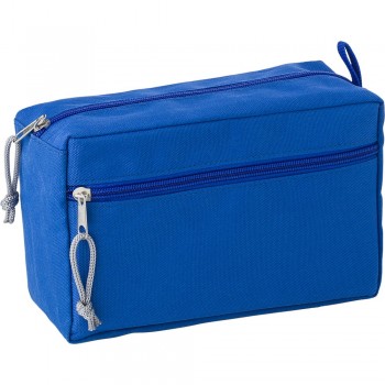RPET cosmetic bag with zipped main and front pocket AIV6988-04