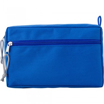 RPET cosmetic bag with zipped main and front pocket AIV6988-04