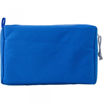 RPET cosmetic bag with zipped main and front pocket AIV6988-04