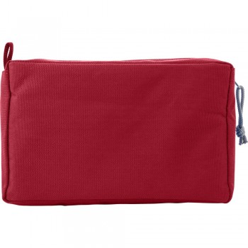 RPET cosmetic bag with zipped main and front pocket AIV6988-05