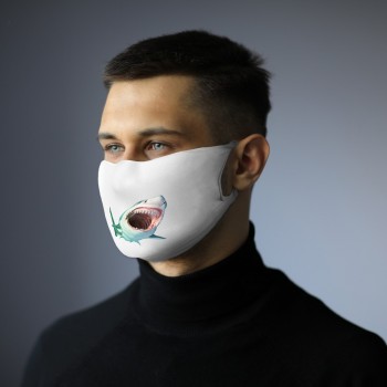Reusable face mask with silver ions and place for filter, non-medical, double layer, made of 100% polyamide 250 g/m2, silver ions last up to 20 washes, washing temperature up to 90 degrees Celsius, OEKO-TEX certificate standard 100 (made in Europe) AIV699