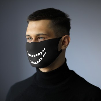 Reusable face mask with silver ions and place for filter, non-medical, double layer, made of 100% polyamide 250 g/m2, silver ions last up to 20 washes, washing temperature up to 90 degrees Celsius, OEKO-TEX certificate standard 100 (made in Europe) AIV699