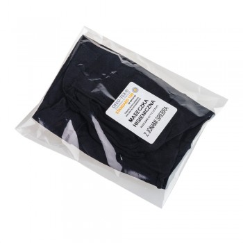 Reusable face mask with silver ions and place for filter, non-medical, double layer, made of 100% polyamide 250 g/m2, silver ions last up to 20 washes, washing temperature up to 90 degrees Celsius, OEKO-TEX certificate standard 100 (made in Europe) AIV699