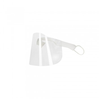 Nose and mouth shield with elastic fastening, reusable, made of transparent PET, easy to disinfect after each use, polyester foam for better comfort of use (made in Europe) AIV6999-00