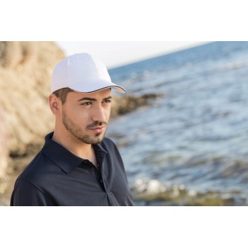 Cap with 6 panels, velcro fastening AIV7136-02