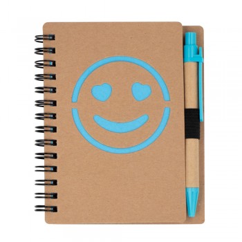 Notebook approx. B7 Notebook approx. B7 smiling face with ball pen | Dylan