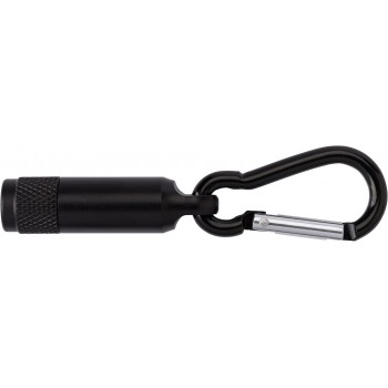 Keyring with carabiner, LED light Mini torch 1 LED with carabiner AIV7255-03