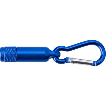 Keyring with carabiner, LED light Mini torch 1 LED with carabiner AIV7255-11