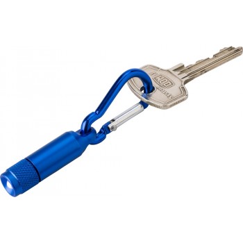 Keyring with carabiner, LED light Mini torch 1 LED with carabiner AIV7255-11