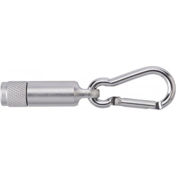 Keyring with carabiner, LED light Mini torch 1 LED with carabiner AIV7255-32