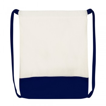 Double coloured cotton sack with wide shoulder straps AIV7325-04