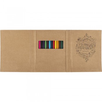 Colouring book for adults, colouring pencils Colouring book for adults, 12 colour pencils, 50 colouring sheets AIV7344-00