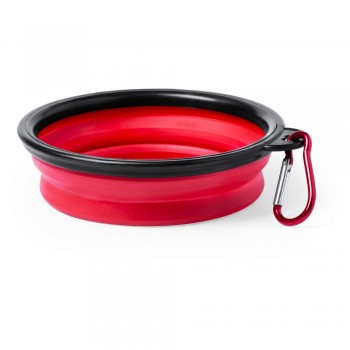 Bowl for dog, foldable Foldable bowl for dog, with carabiner AIV7353-05