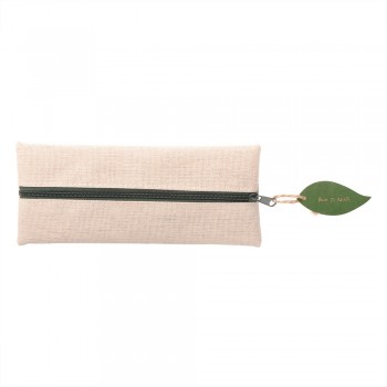 School set, pencil case, pencil, ball pen, ruler, eraser and pencil sharpener | Landon School set in zipped cotton pencil case, pencil (unsharpened), ball pen, ruler, eraser and pencil sharpener AIV7365-20