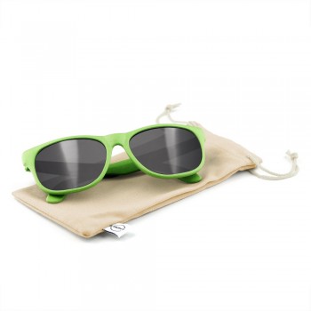 Wheat straw sunglasses B'RIGHT | Adam Sunglasses BRIGHT with UV400 protection, made from wheat straw, matt frames, cotton case included AIV7375-10