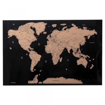 Scratch off World map Scratch off World map, scraper included AIV7391-00