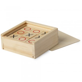 Tic Tac Toe game Tic Tac Toe game in wooden box, 9 pcs AIV7396-16