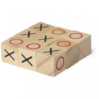 Tic Tac Toe game Tic Tac Toe game in wooden box, 9 pcs AIV7396-16