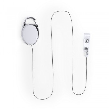 Ski pass, retractable cord 75 cm Ski pass with retractable cord 75 cm, carabiner hook AIV7399-02