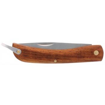 Pocket knife with wooden grip AIV7727-17