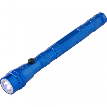 Torch with 3 LED lights, telescopic function, flexible hat, strong magnet on each end AIV7755-11