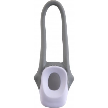 Bicycle light, 2 LED, silicone strap, 2 light settings (solid and flashing), on/off switch (02- white light, 05- red light) AIV7793-02