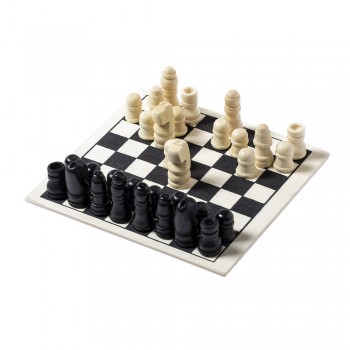 Game set in wooden box 3 in 1: chess, ludo, checkers AIV8099-00