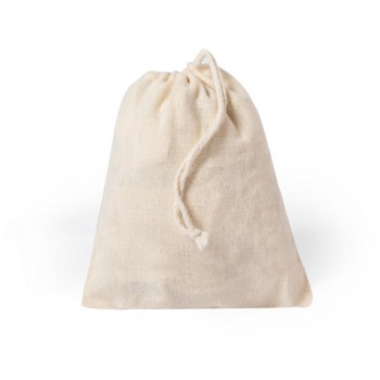 Cotton foldable shopping bag with pouch