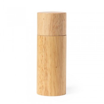 Wooden salt and pepper mill Wooden salt and pepper mill, refillable, reusable AIV8212-17