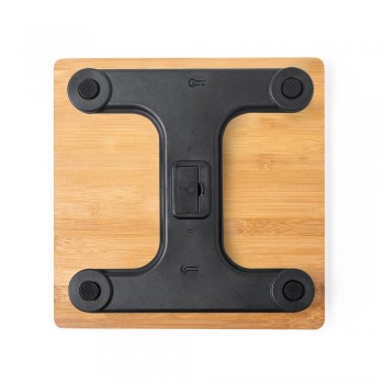 Bamboo bathroom scale