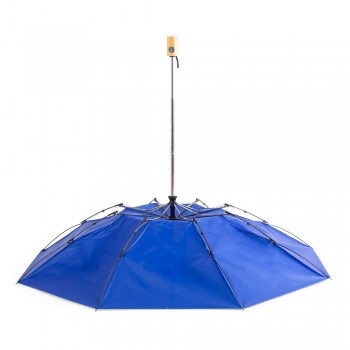 RPET automatic umbrella, foldable RPET automatic umbrella, windproof, foldable, 8 panels, wooden handle AIV8294-11