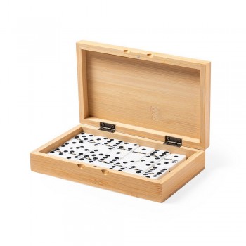 Domino game Dominoes in bamboo box, 28 pcs. AIV8370-18