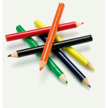 Colour pencil set Colour pencil set in shiny finish box with window, 6 pcs AIV8605-04