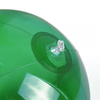 Inflatable beach ball, transparent (excl. -00), (panel: 12 x 30 cm, circuit of the inflated ball: ca. 84 cm) AIV8675-06