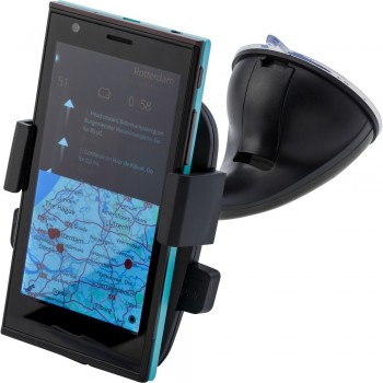 Adjustable mobile phone holder for car Adjustable mobile phone car holder with big suction cup for fastening, brackets can expand to 8,1 cm AIV8714-03