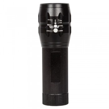 Torch 1 CREE LED Air Gifts, bicycle light | Cynthia Air Gifts 1 CREE LED torch, 280 Lumen, anodized, 3 flashing functions (strong, normal, flashing), zoom function, bicycle holder included AIV8747-03