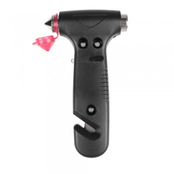 Safety hammer, seat belt cutter, 1 LED torch AIV8769-03
