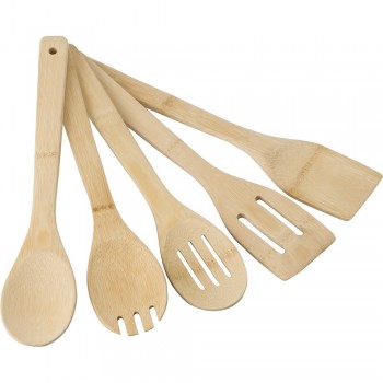 Bamboo kitchen set 5 pcs. AIV8827-16