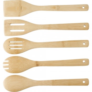 Bamboo kitchen set 5 pcs. AIV8827-16