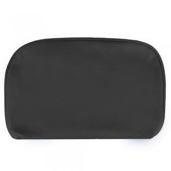 Cosmetic bag with zipped main compartment and carrying strap AIV8957-03