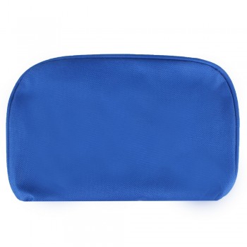 Cosmetic bag with zipped main compartment and carrying strap AIV8957-11