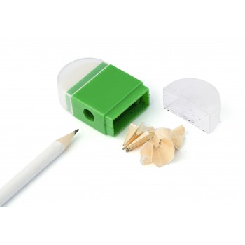 Eraser and pencil sharpener Eraser with pencil sharpener, cap at each side AIV9639-10
