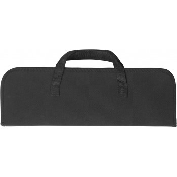 Barbecue set in zipper pouch with carry straps, 4 pcs, long brush, tong, meat fork and spatula AIV9655-03