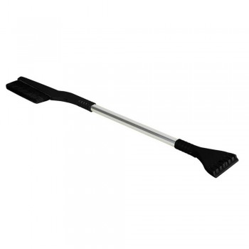 Ice scraper with snow bristle and extendible handle (max. length 88 cm) AIV9702-03