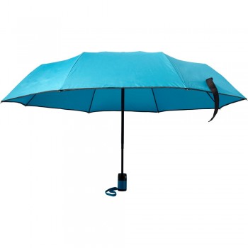 Automatic umbrella, foldable Automatic, foldable umbrella, foldable, 8 panels, metal frame, fibreglass ribs, plastic handle, velcro closing, sleeve included AIV9912-11