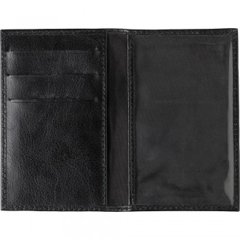 Credit card holder with RFID protection, 3 left side pockets and 1 transparent window on right side AIV9914-03